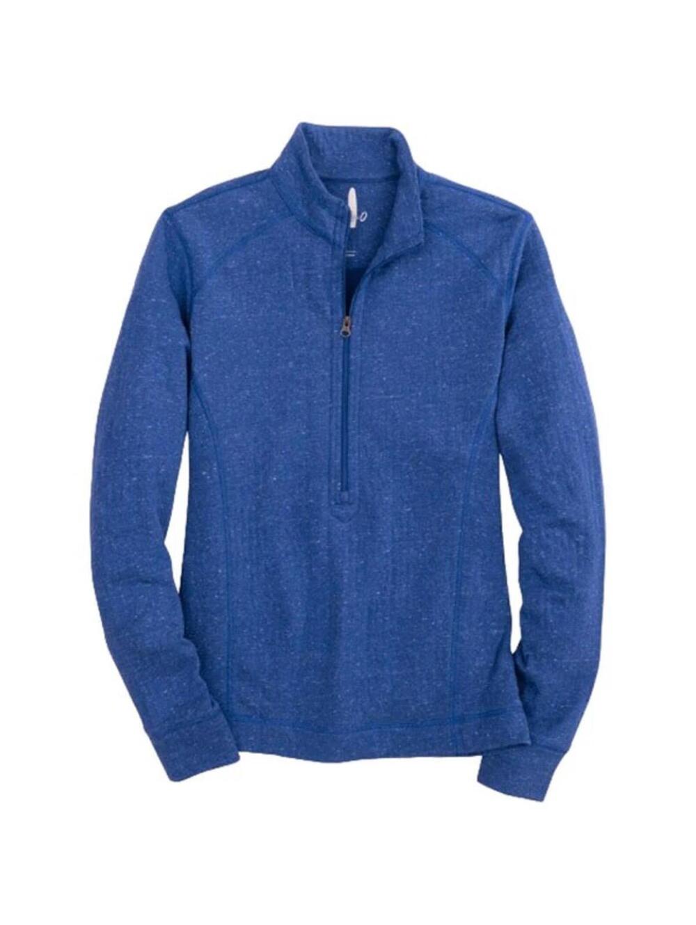 Johnnie-O Women's Royal Kennedy 1/2 Zip Pullover Heather Blue NWT Large